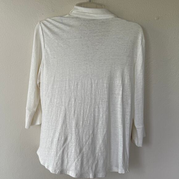 J. McLaughlin Knit Buttondown shirt size XL - Picture 6 of 8